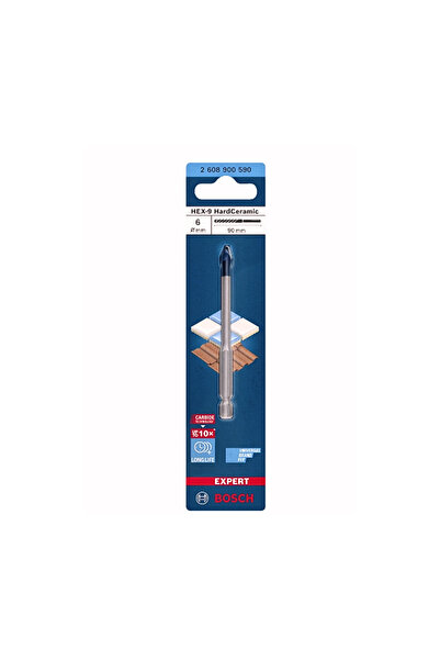 Bosch Professional Bosch Expert HEX-9 Burghiu pentru ceramică dură 2608900590...