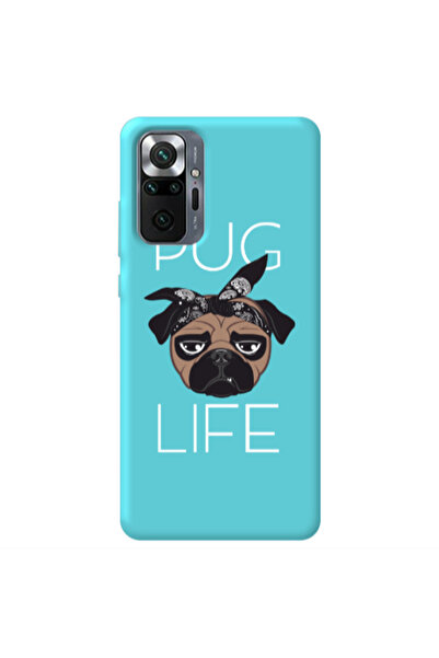 Other Xiaomi Redmi Note 10 Pro 4G Pug Life Turquoise Colored Silicone TPU Θήκη
