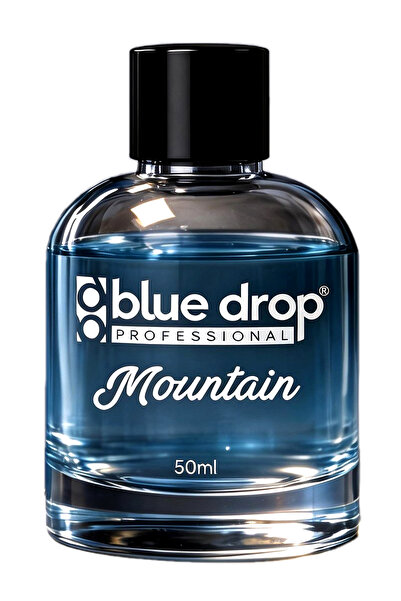 BLUE DROP Mountain Premium Erkek Parfümü 50 ml – Kalıcı Erkek Kokusu. Kakao A...