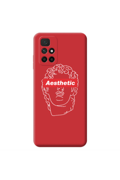 Other Xiaomi Redmi 10 2022 Aesthetic Red Colored Silicone TPU Θήκη