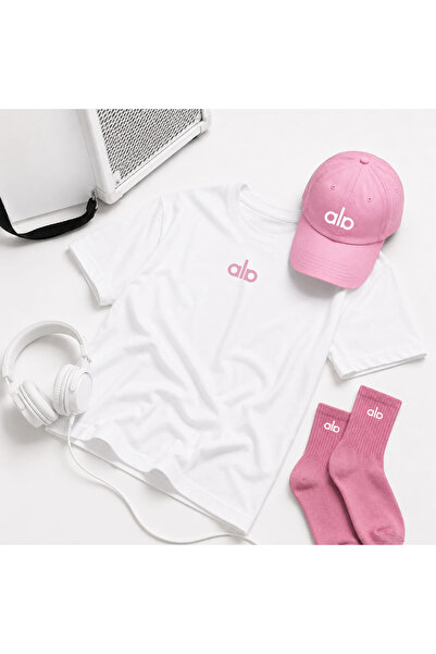 ZAVIXO Women's Basic Oversize T-Shirt, Hat, Socks Premium Set of 3