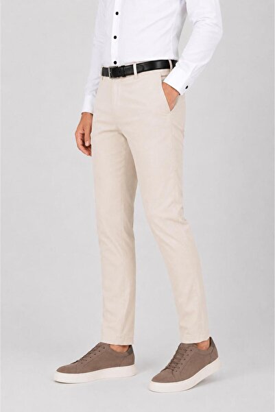 CLASSİCS MEN Ανδρικό υφασμάτινο παντελόνι Caserta Slim Fit Lycra - 7712