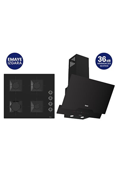 Ferre Siyah 2'li Silentart Ankastre Set SS205+D063-SA
