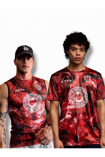 kalawear 2'Lİ FIFA World Cup 26 Türkiye Forması - 2026 Dünya kupası Forması B...