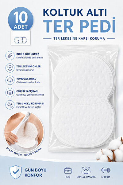 Loressi Co Ter Emici ve Önleyici Yapışkan Koltuk Altı Pedi - 10 Yaprak