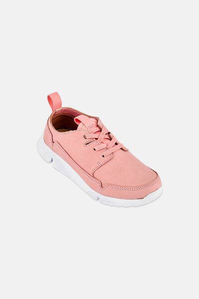 CLARKS Kids Girl Wide Fit Tri Utah Slip On Shoes, Pink