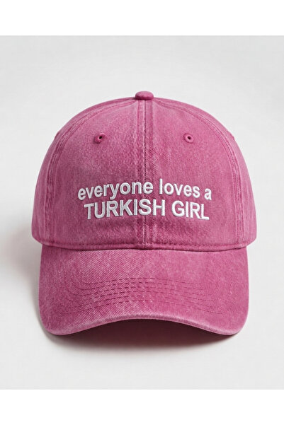 Tresore "Everyone Loves a Turkish Girl" Embroidered Hat / Turkish Girl Baseba...