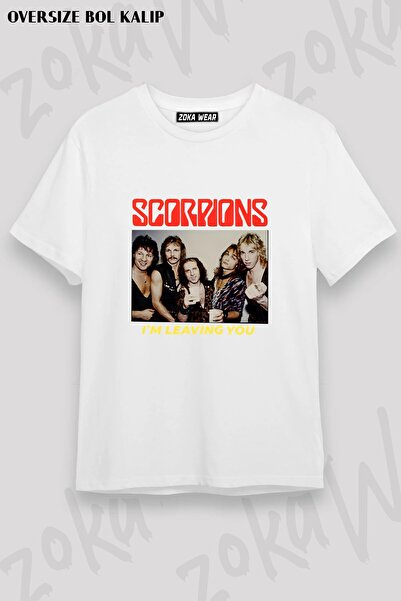 ZOKAWEAR Μπλουζάκι Unisex Loose Fit με στάμπα Scorpions v3