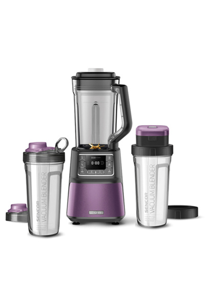 Sencor Blender cu aspirație de 1500W cu Tehnologie Nutri Smart, Mov