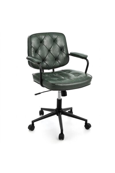 Garvee Ergonomic Single Chair for Living Room - Mid Backrest, Adjustable Heig...