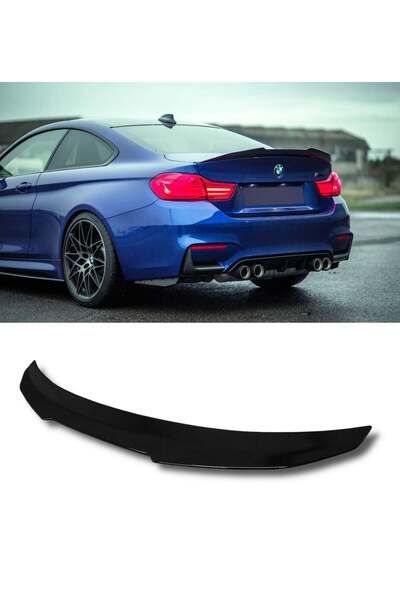 AksoyTuning Bmw F33 Cabrio Uyumlu Yedek Parça M4 Yarasa Spoiler Boyalı