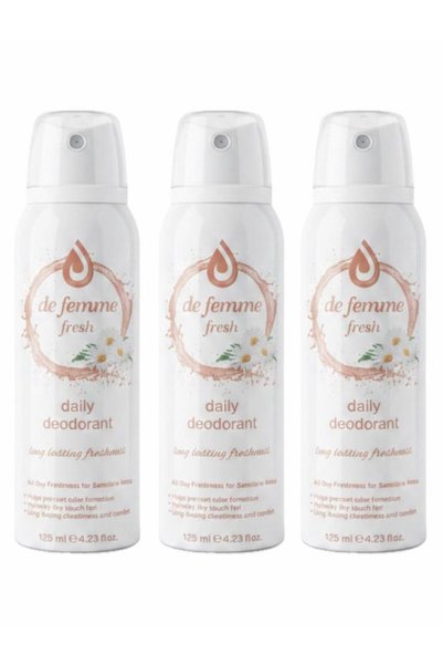 De Femme 3 Adet Fem Fresh Daily İntim Genital Bölge Deodorant 125 Ml