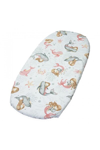 Kersten Cearceaf cu banda elastica pentru carucior copii Kerstin Pink Mermaid...