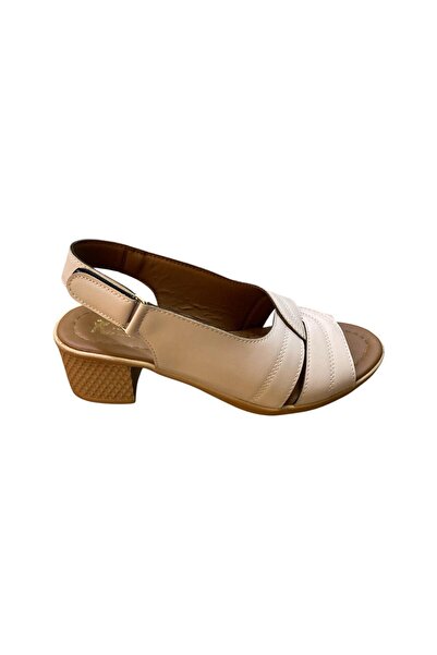 Yaren Moda Women's Mother Summer Thick Heeled Shoes