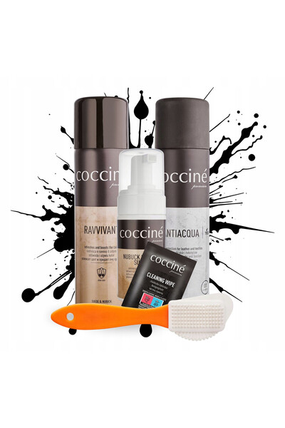 Coccine Kit de curatare, Coccine, 5 in 1, 100 ml, 250 ml, spuma de curatare, ...
