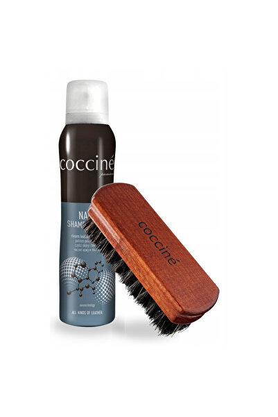 Coccine Set 2 in 1, Coccine, Nano, 150 ml, Sampon pentru piele si textile, Pe...