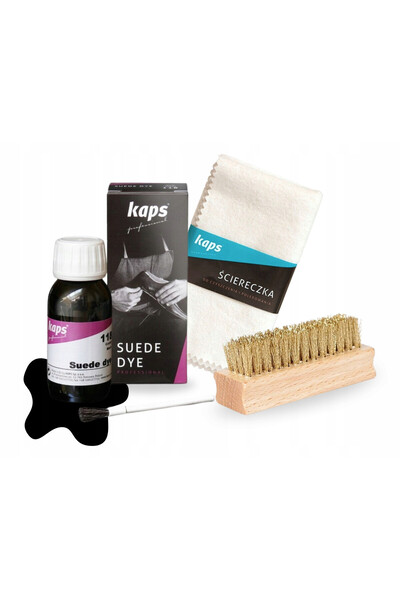 kaps Set de ingrijire a incaltamintei, Kaps, 3 in 1, laveta din bumbac 30x33,...