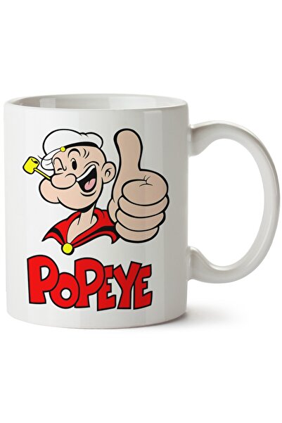 ET ERTAPASSAGE original creative designs Popeye Printed Porcelain Mug, Machin...