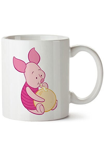 ET ERTAPASSAGE original creative designs Piglet Printed Porcelain Mug, Machin...
