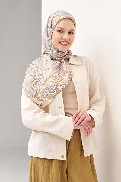 Silk Home Velora Scarf Shawl Pattern Silver 90X90