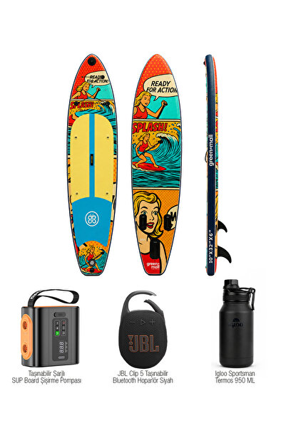 Greenmall Adventure Set – Poppy Şişme SUP Board / Paddle Board 330 cm