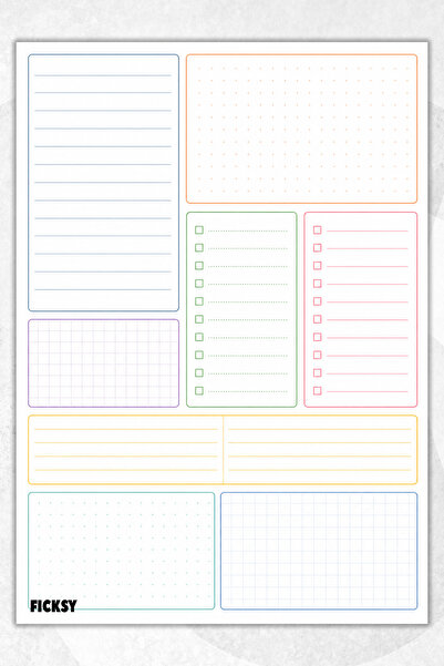 Ficksy Timeless Multi-Purpose Daily Weekly Monthly Planner - A4 Size To Do - ...