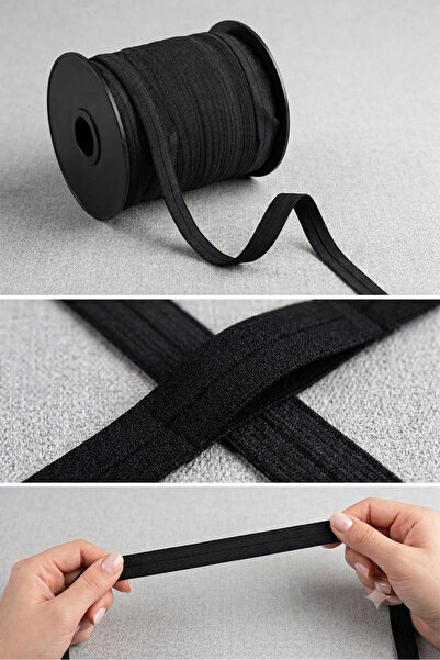 karantuhafiye 5 Meters Black 1.5 cm Wide Flexible Rubber Strip