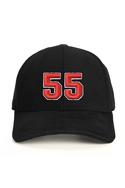PataCute Number 55 (Embossed) Baseball Cap