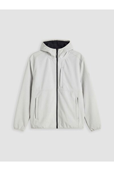LC Waikiki Xside Gray Regular Fit Hooded Men's Jacket