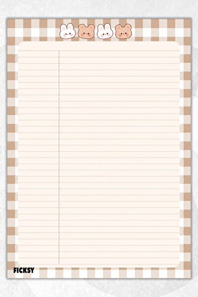 Ficksy A4 Notepad Unlined Notebook - 50 Sheets - Memopad - Notepad - Notepad ...