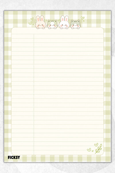Ficksy A4 Notepad Unlined Notebook - 50 Sheets - Memopad - Notepad - Notepad ...