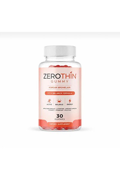 Gummy Zerothin Korean Bromelain 30 Gummies Takviye Edici Gıda