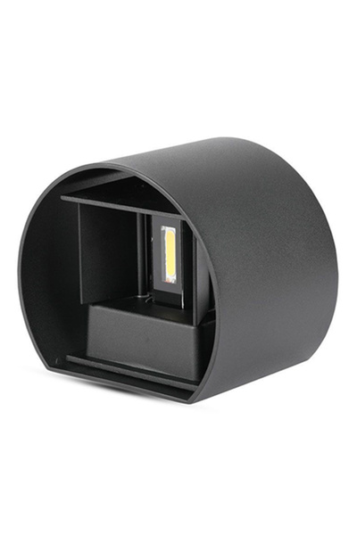 V-TAC Lampă LED rotundă 6W IP65 4000K Negru