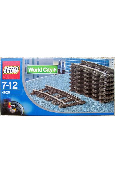 LEGO System Railway 4520 8 Curved Track Pieces