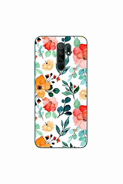 OEM Husa compatibila cu Xiaomi Redmi 9 Silicon Gel Tpu Model Painted Flowers