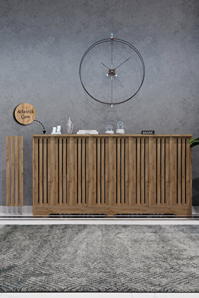 ENDLESS SHOPPİNG Petek Kaplama Modern Radyatör Kapatma Ünitesi Ön Panel MDF T...