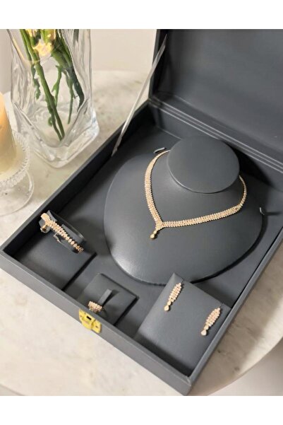 vanus fashion Gold Accessory Set A1614