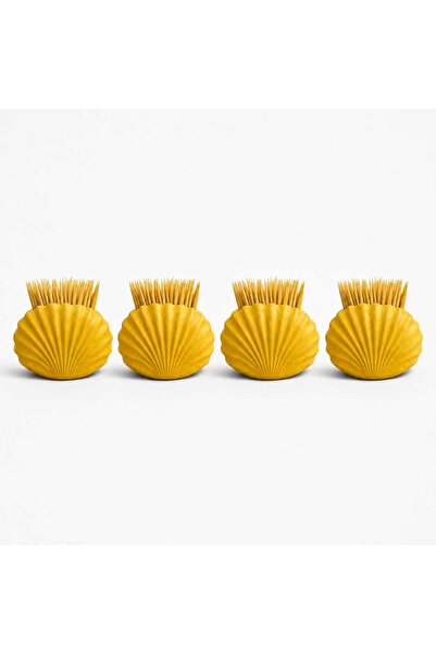 Karra Art Seashell Shaped Toothpick Holder 2 Pack