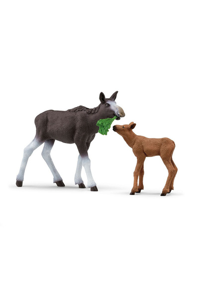 SCHLEICH Viață sălbatică - Vițel cu vițel