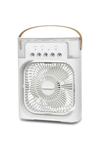 OEM Ventilator, 3 viteze, cu lumină de noapte USB reîncărcabilă, alb