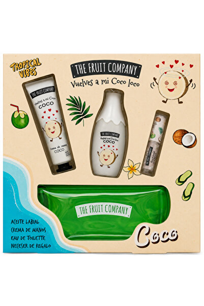 THE FRUIT COMPANY Set Cadou Coco – Cremă de mâini 50 ml + Apă de toaletă 40 m...