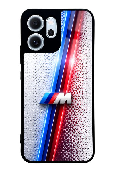 Spoyi Oppo Reno 14F White M2 Design Glossy Phone Case