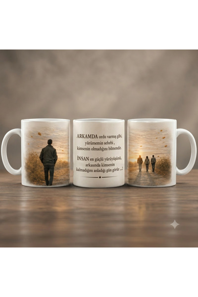 sıradışıhediyem Single Man Themed Mug with Meaningful Words Mug Cup Gift for ...