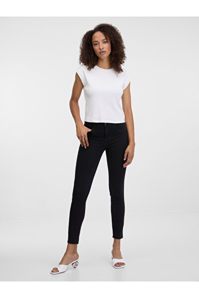 ORSAY Blugi negri de damă skinny fit