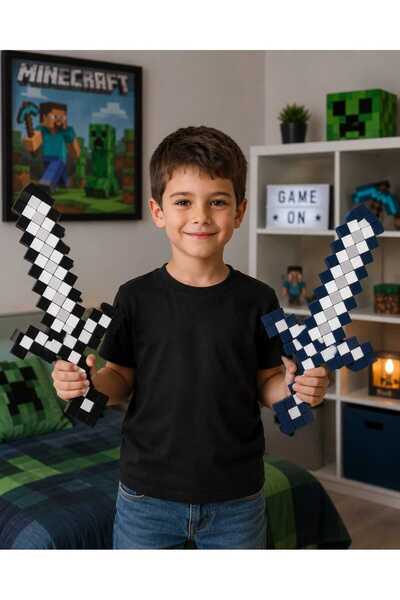 Kidyco.Store Minecraft Piksel Kılıç – Dekoratif Oyuncak ve Oyun Aksesuarı