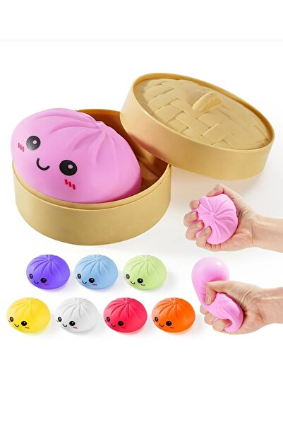 YDNE Squishy Dumpling Sürpriz Kapalı Paket Renkli Sukuşi , Özel Kutulu Büyük ...