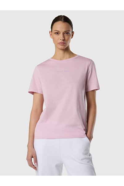 North Sails Regular Fit Crew Neck 100% Cotton Women's Short Sleeve T-Shirt