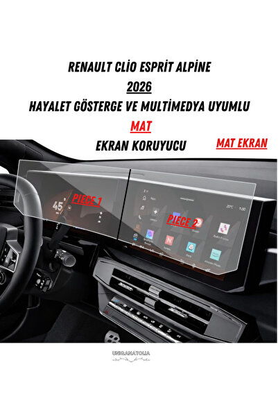 UniqAnatolia Renault Clio Esprit Alpine 2026 Ghost Gauge and Multimedia Compa...