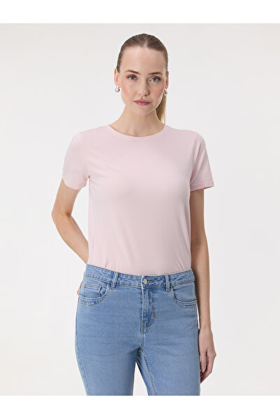 ORSAY Tricou de damă roz deschis cu mânecă scurtă