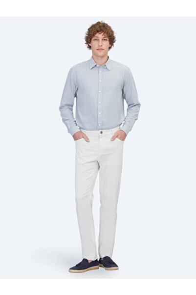 Kip Παντελόνι από βαμβακερό μείγμα Stone Woven Slim Fit Sports